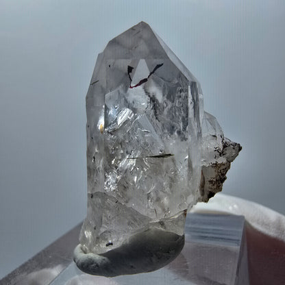 Enhydro Harlekin Phantom Quarz, 1x Blase Streep Mine Goboboseb Namibia 31*24*15mm #12859