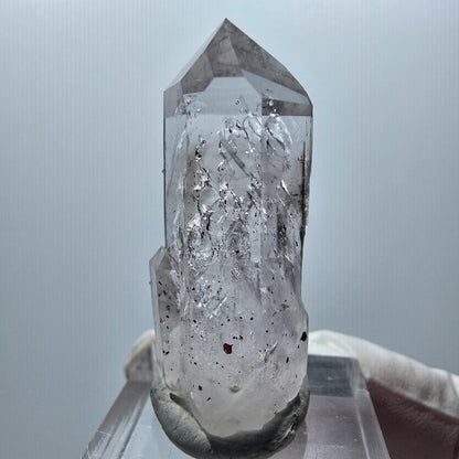 Enhydro Phantom Amethyst mit Hämatit, große Blase Streep Mine Goboboseb Namibia 39*15*13mm #12874