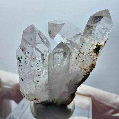 Phantom Amethyst mit Hämatit Stufe Streep Mine Goboboseb Namibia 41*25*13mm #12876