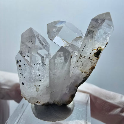Phantom Amethyst mit Hämatit Stufe Streep Mine Goboboseb Namibia 41*25*13mm #12876