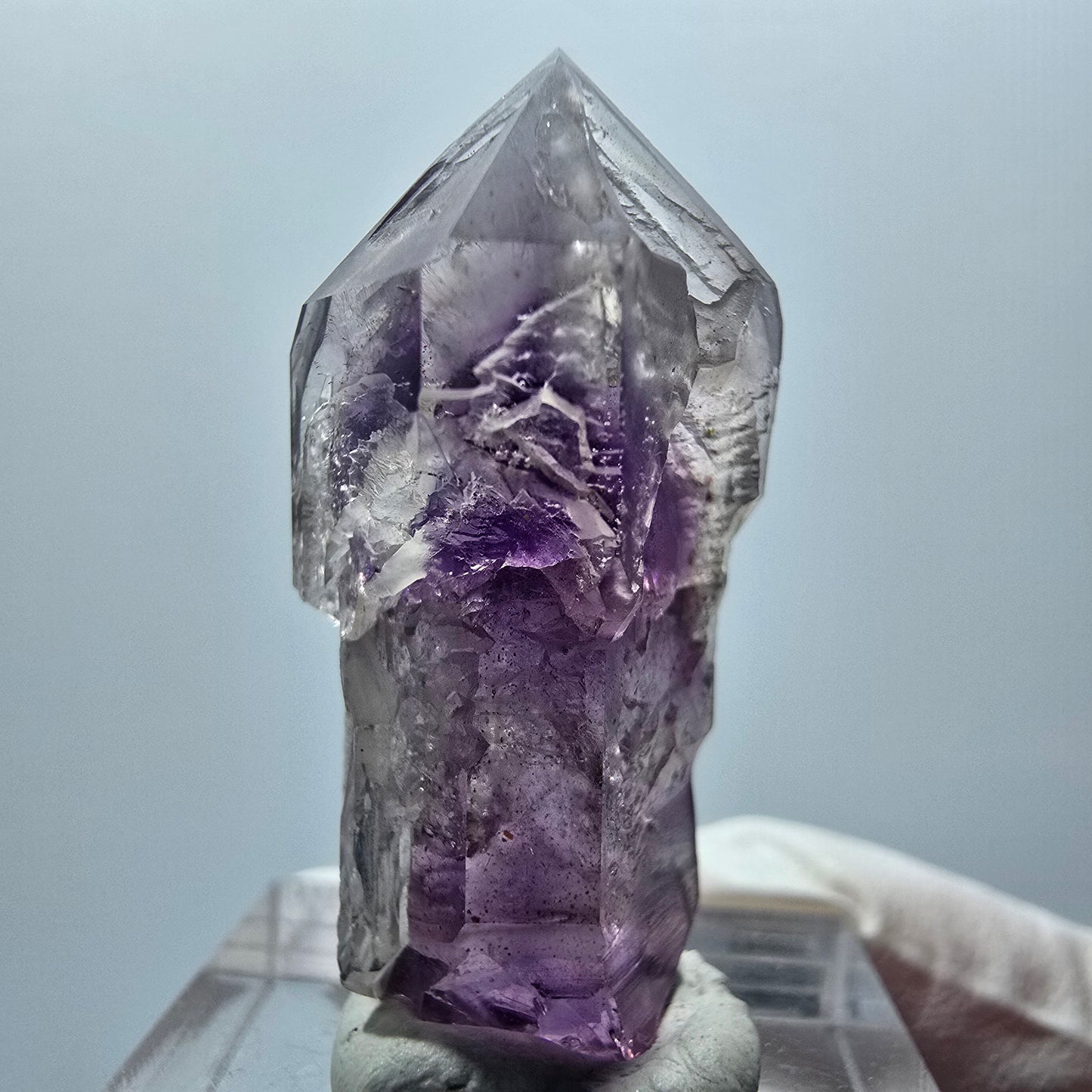 Skelett Phantom Amethyst Zepter Goboboseb Namibia 34*17*13mm #12878