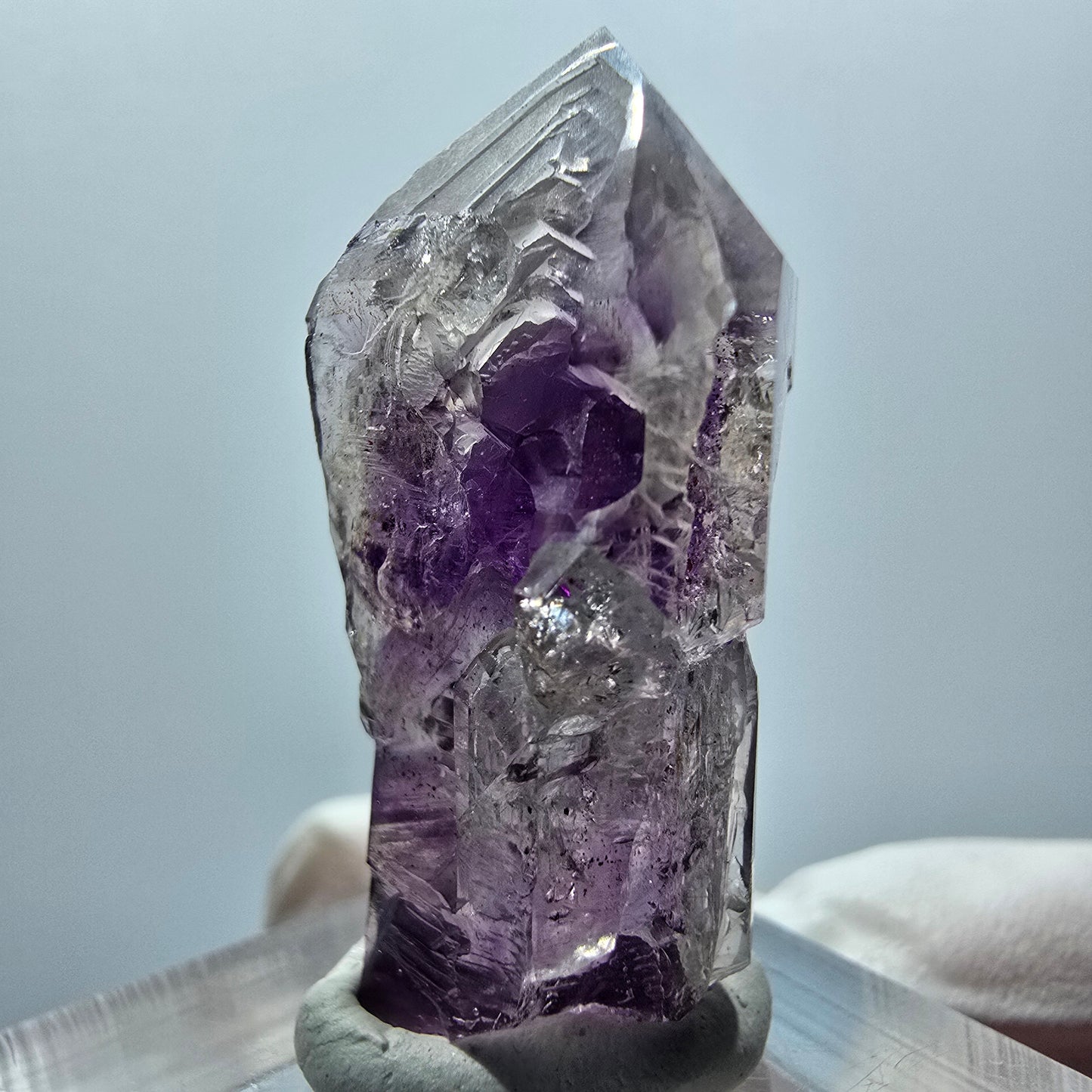 Skelett Phantom Amethyst Zepter Goboboseb Namibia 34*17*13mm #12878