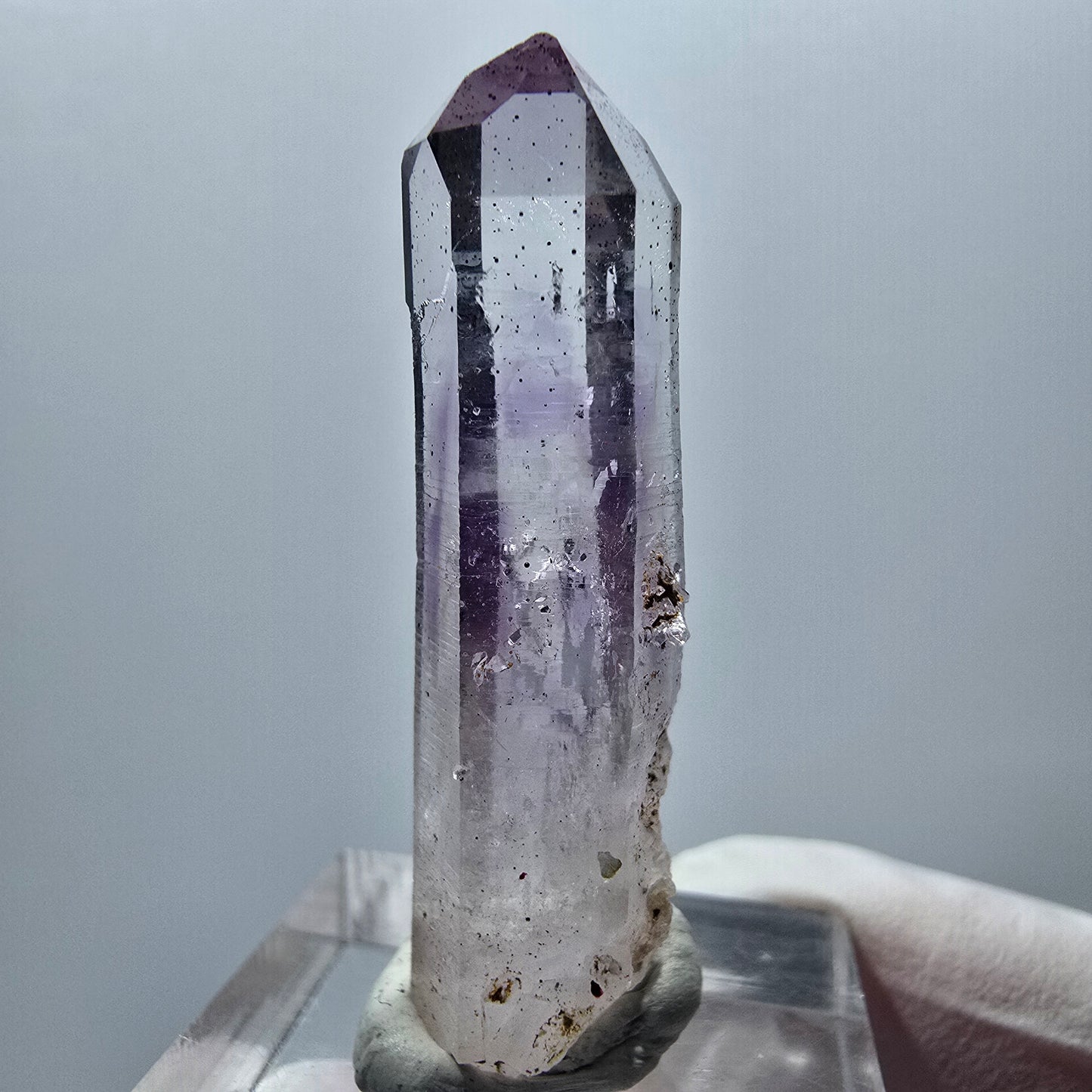 Klare Phantom Amethyst Zepter Spitze Goboboseb Namibia 41*11*9mm #12882