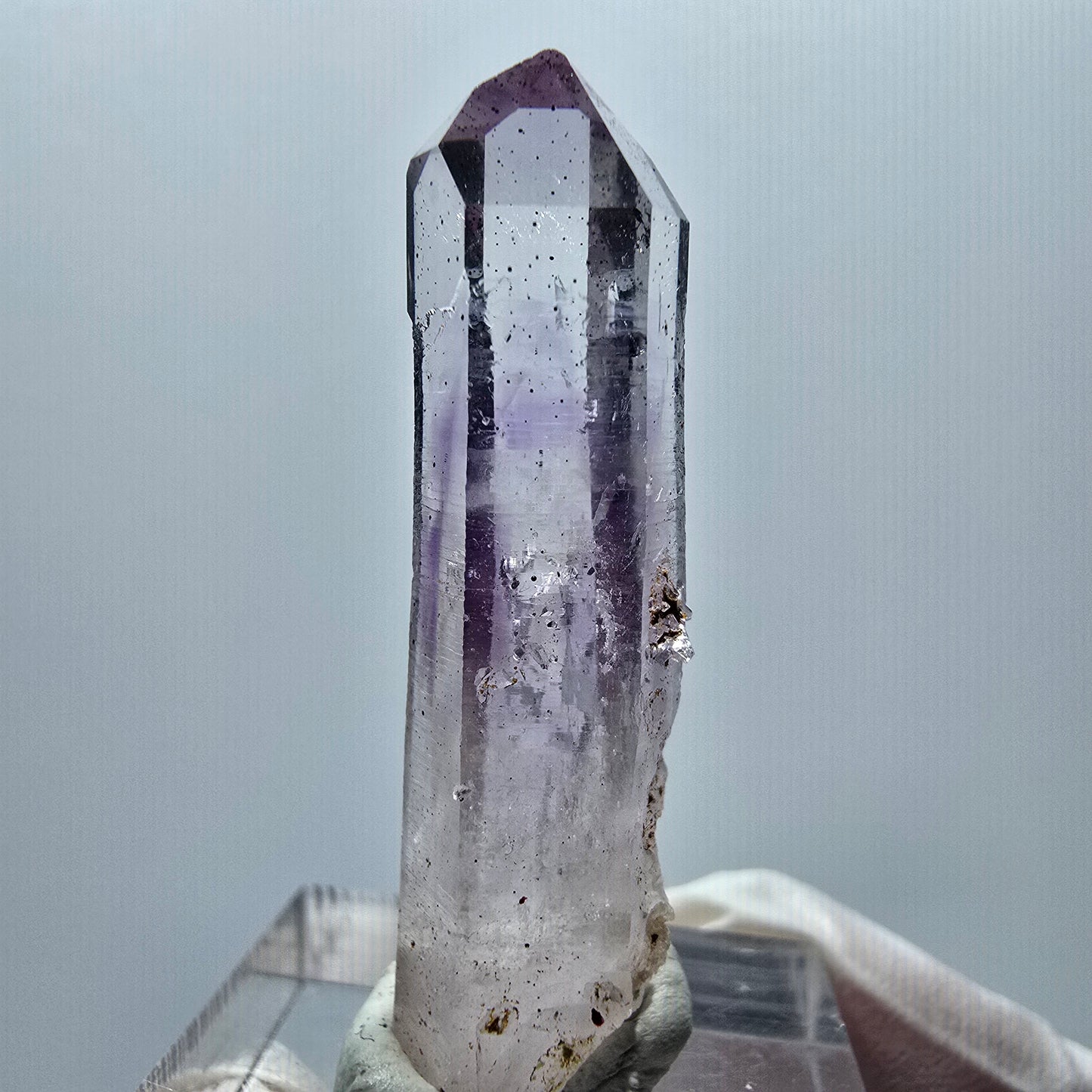 Klare Phantom Amethyst Zepter Spitze Goboboseb Namibia 41*11*9mm #12882