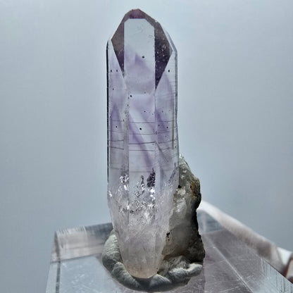 Klare Lemurian Phantom Amethyst Spitze Goboboseb Namibia 34*12*11mm #12883