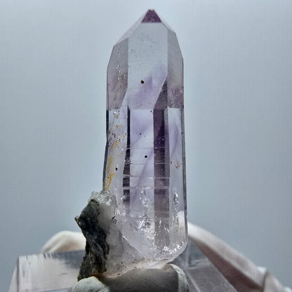 Klare Lemurian Phantom Amethyst Spitze Goboboseb Namibia 34*12*11mm #12883