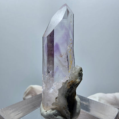 Klare Lemurian Phantom Amethyst Spitze Goboboseb Namibia 34*12*11mm #12883