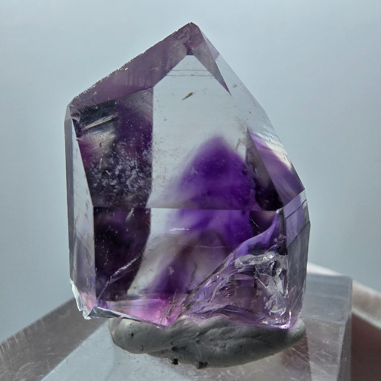 Klare Phantom Amethyst Spitze Streep Mine Goboboseb Namibia 28*20*18mm #12884