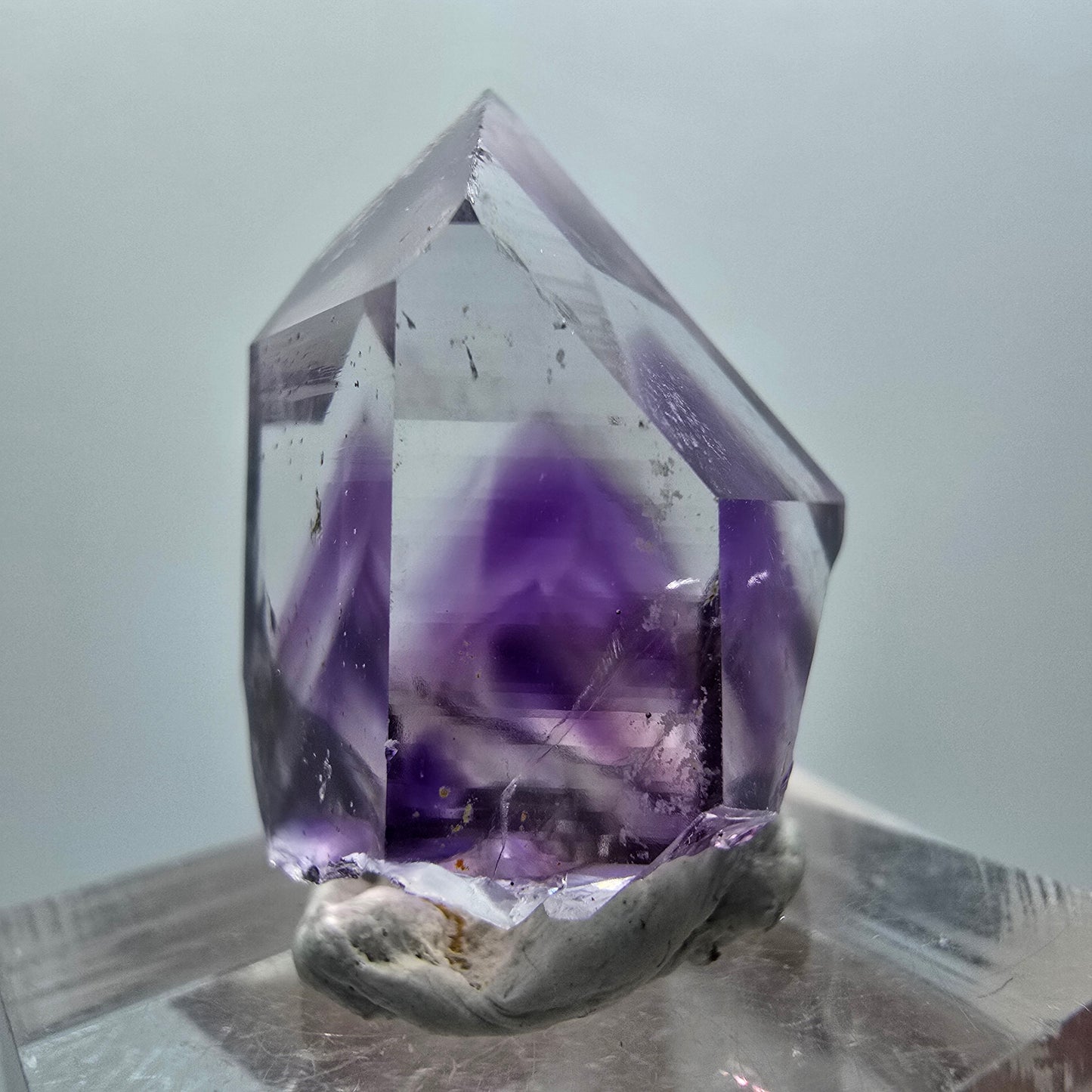 Klare Phantom Amethyst Spitze Streep Mine Goboboseb Namibia 28*20*18mm #12884