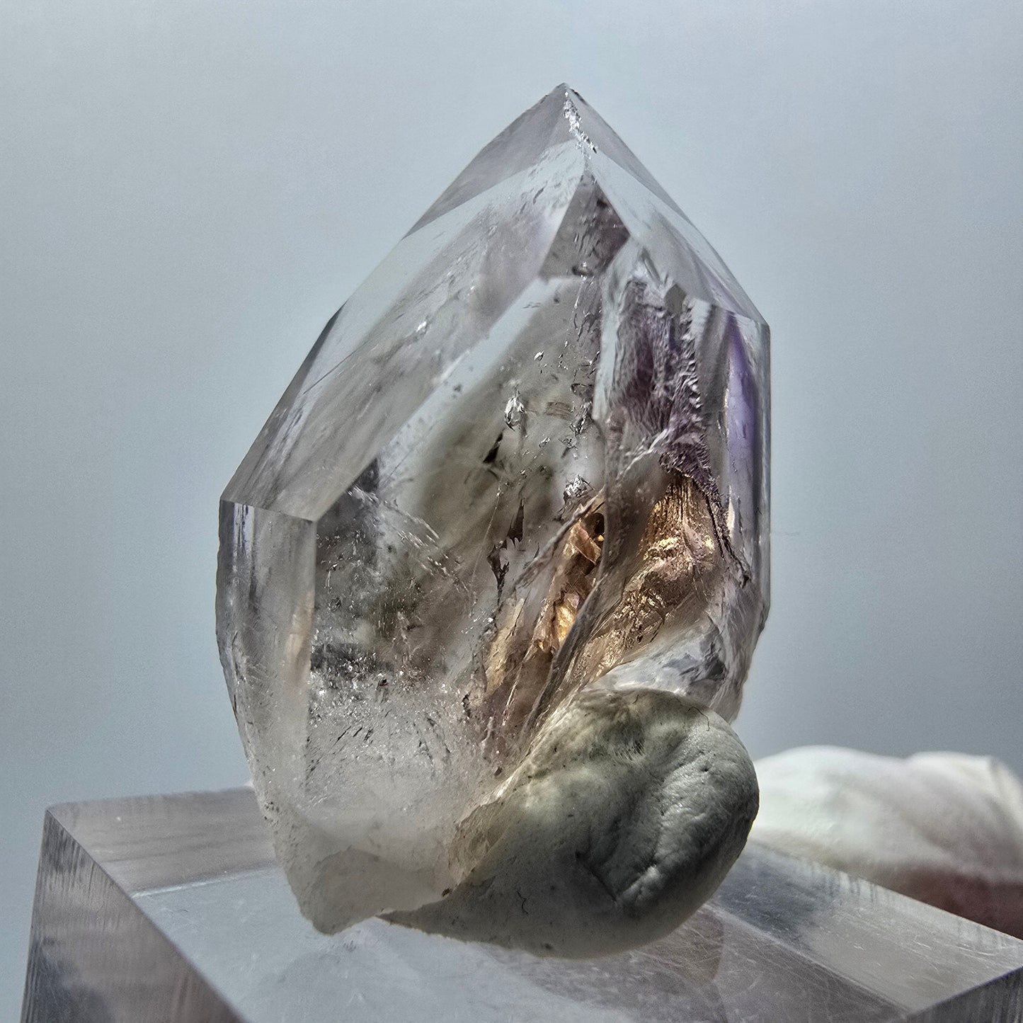 Enhydro Phantom Amethyst, 3x Blase Streep Mine Goboboseb Namibia 33*24*18mm #12885