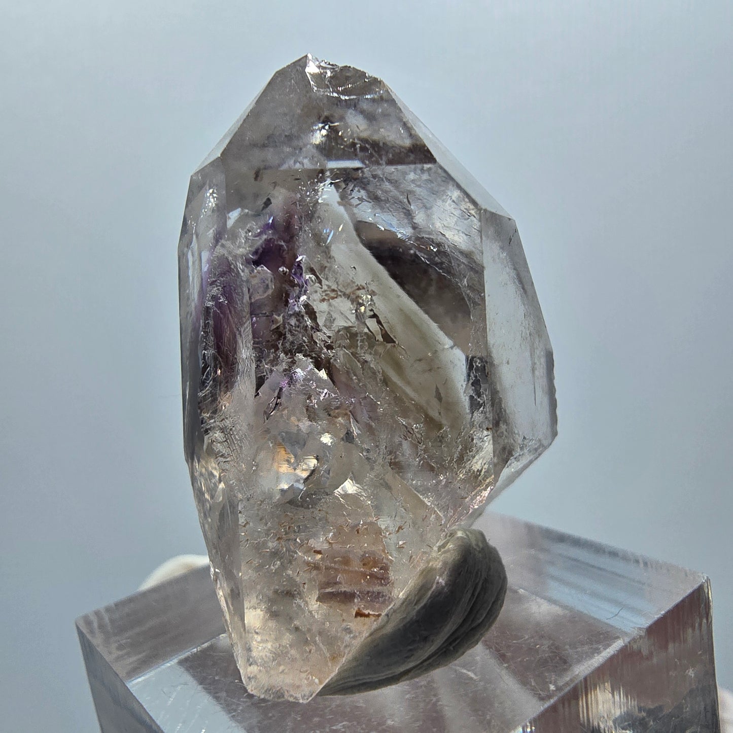 Enhydro Phantom Amethyst, 3x Blase Streep Mine Goboboseb Namibia 33*24*18mm #12885