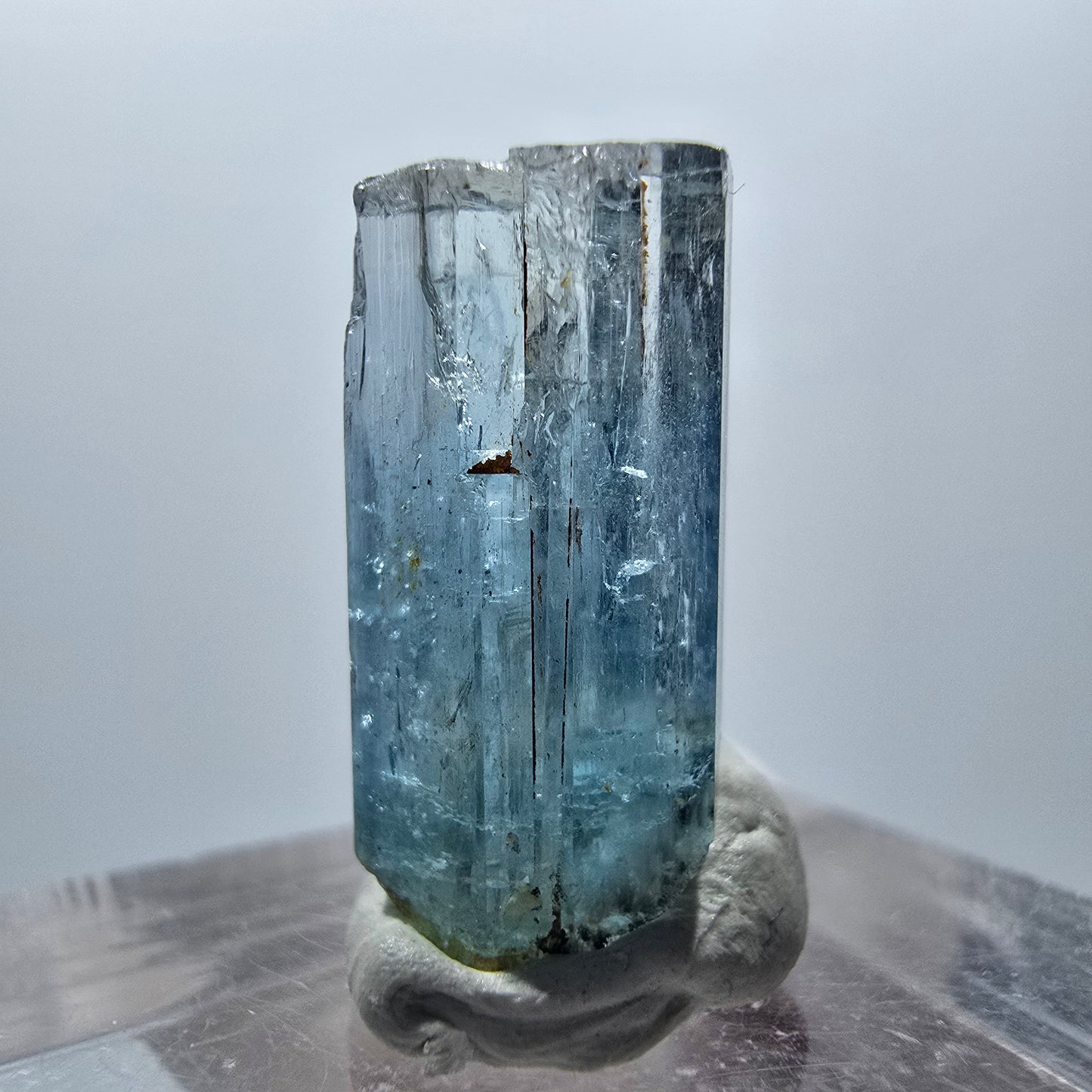 Klarer Aquamarin X Kristall Erongo, Namibia 18*10*8mm #12887