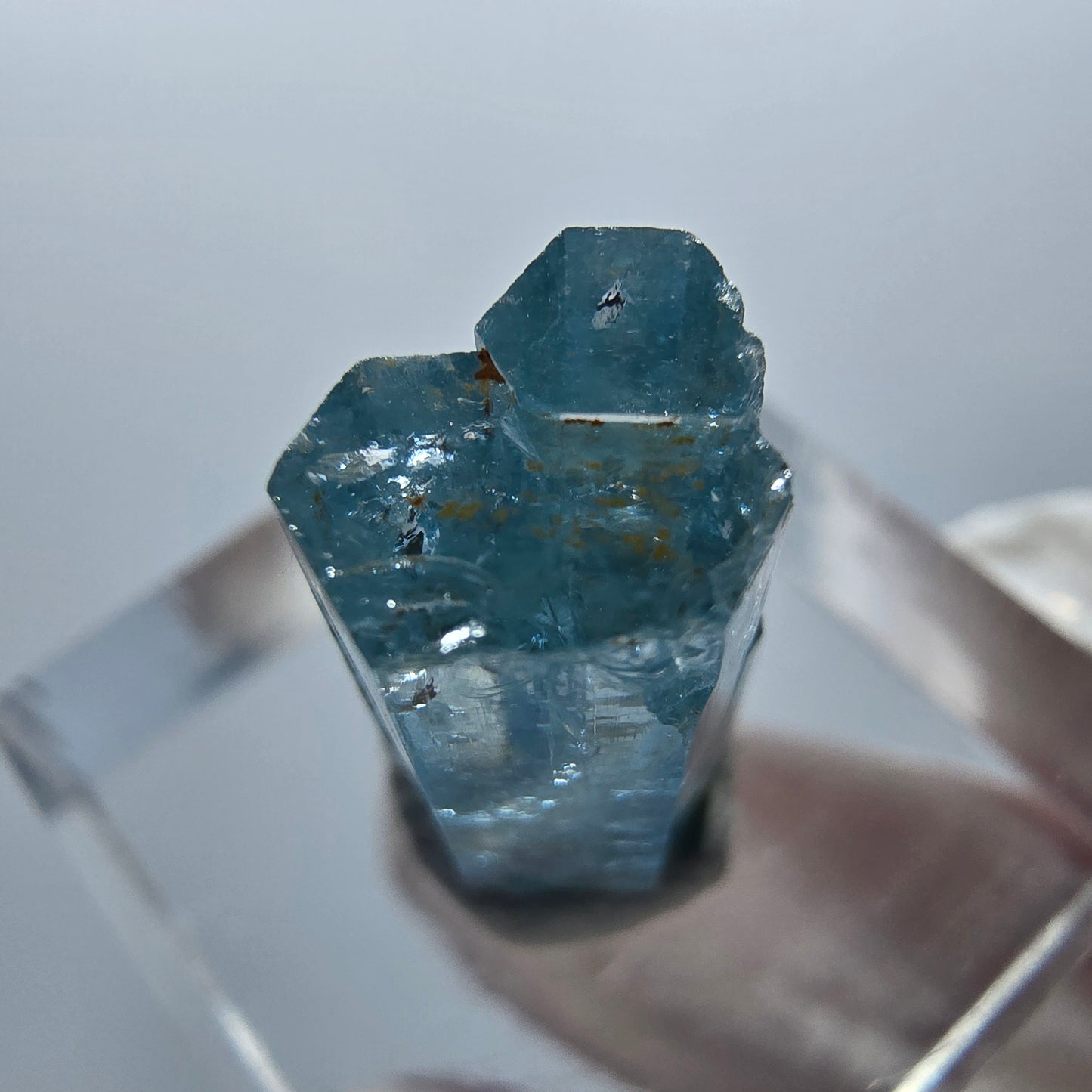 Klarer Aquamarin X Kristall Erongo, Namibia 18*10*8mm #12887
