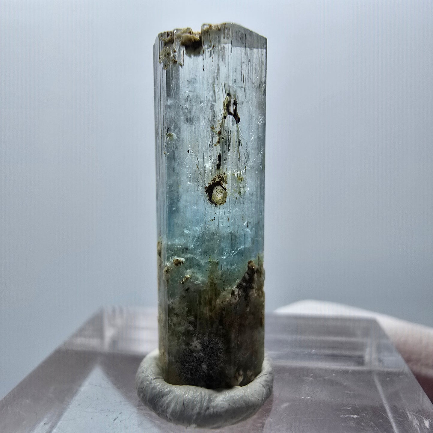Klarer Aquamarin X Kristall Erongo, Namibia 23*7*7mm #12891