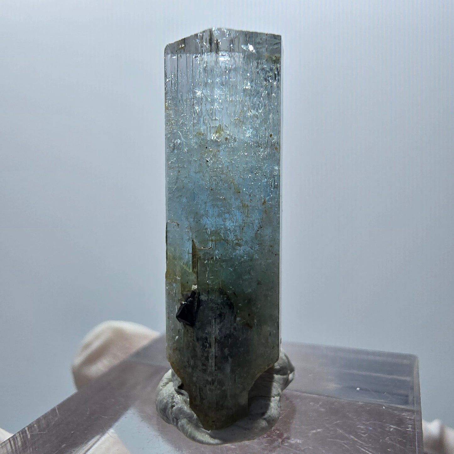 Klarer Aquamarin X Kristall Erongo, Namibia 30*9*7mm #12892