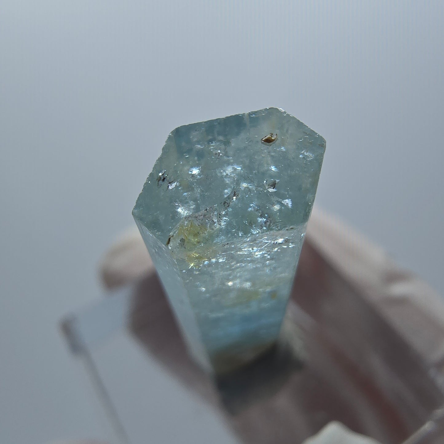 Klarer Aquamarin X Kristall Erongo, Namibia 30*9*7mm #12892