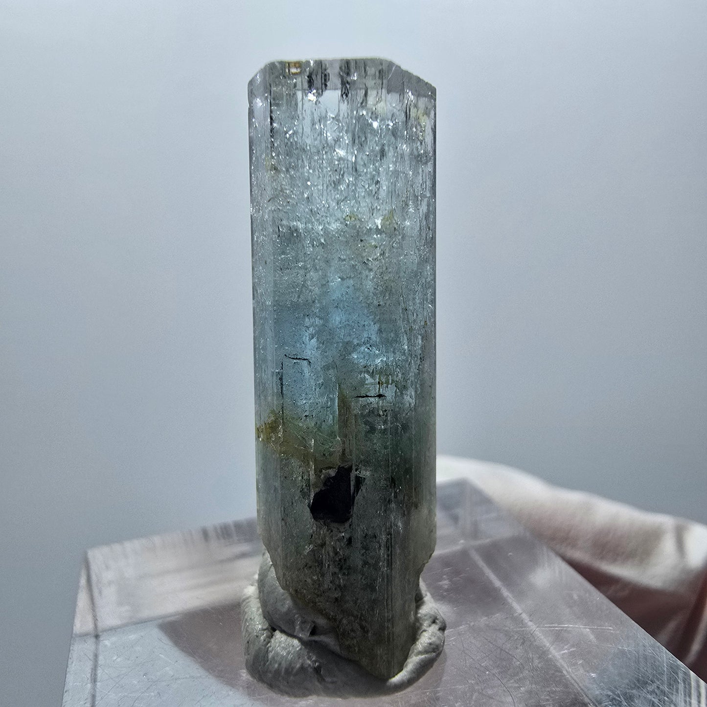 Klarer Aquamarin X Kristall Erongo, Namibia 30*9*7mm #12892