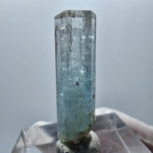 Klarer Aquamarin X Kristall Erongo, Namibia 28*7*7mm #12894
