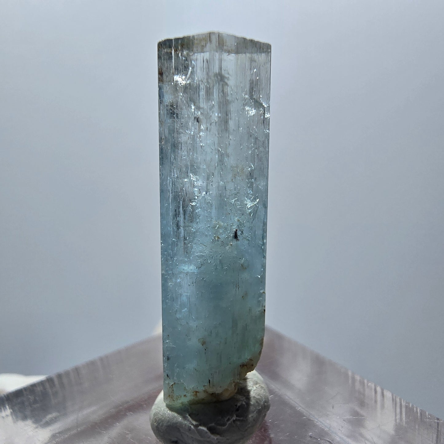 Klarer Aquamarin X Kristall Erongo, Namibia 28*7*7mm #12894