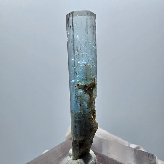 Klarer Aquamarin X Kristall Erongo, Namibia 39*7*6mm #12895