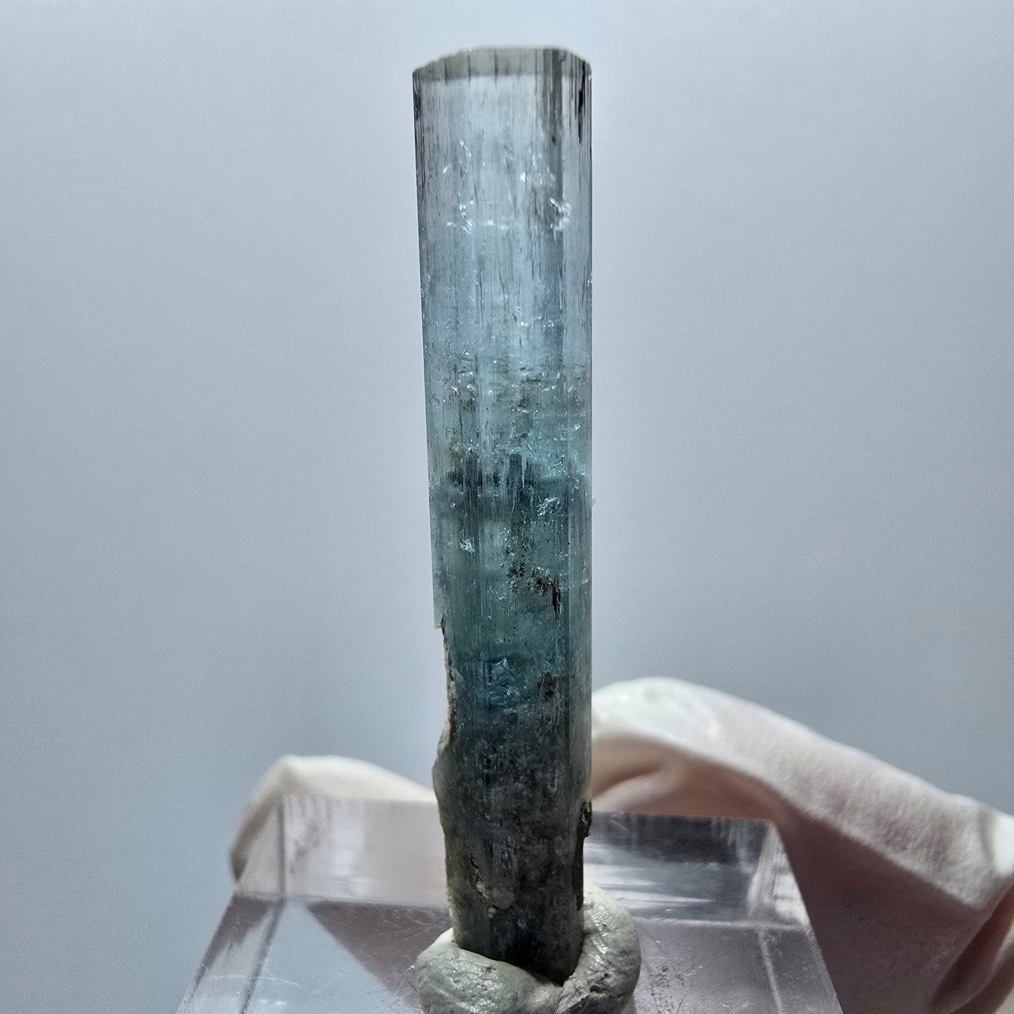 Klarer Aquamarin X Kristall Erongo, Namibia 39*7*6mm #12895