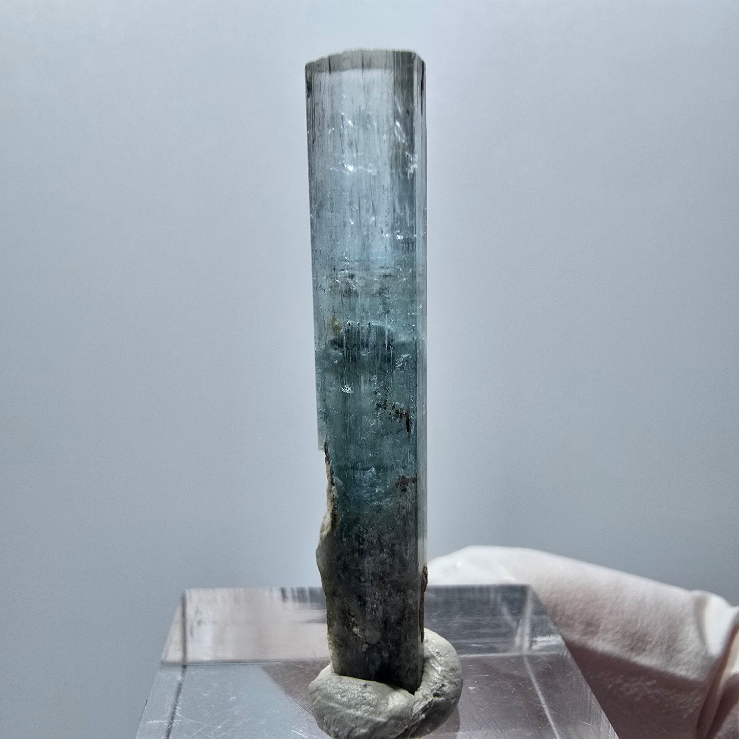 Klarer Aquamarin X Kristall Erongo, Namibia 39*7*6mm #12895