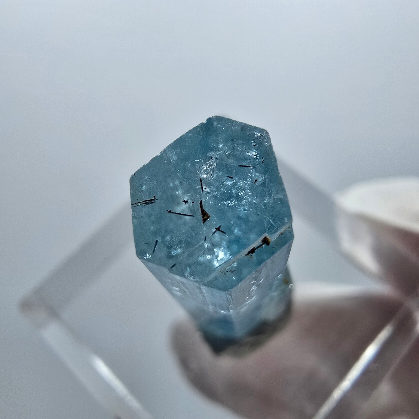 Klarer Aquamarin X Kristall Erongo, Namibia 21*8*8mm #12899