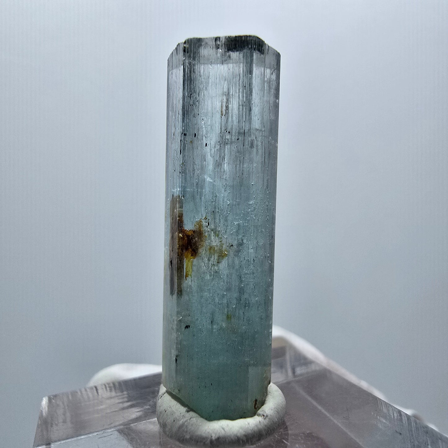 Klarer Aquamarin X Kristall Erongo, Namibia 31*8*9mm #12902