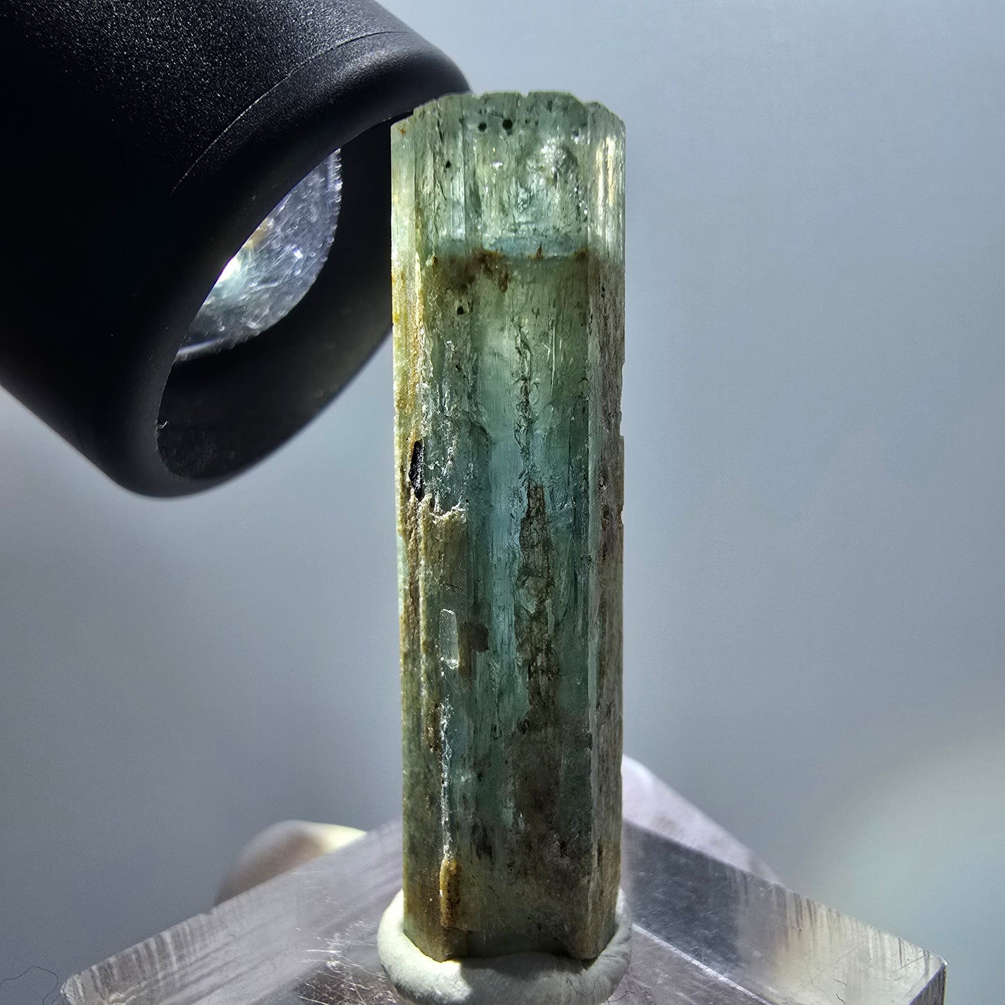Klarer Aquamarin X Kristall Erongo, Namibia 38*9*9mm #12903