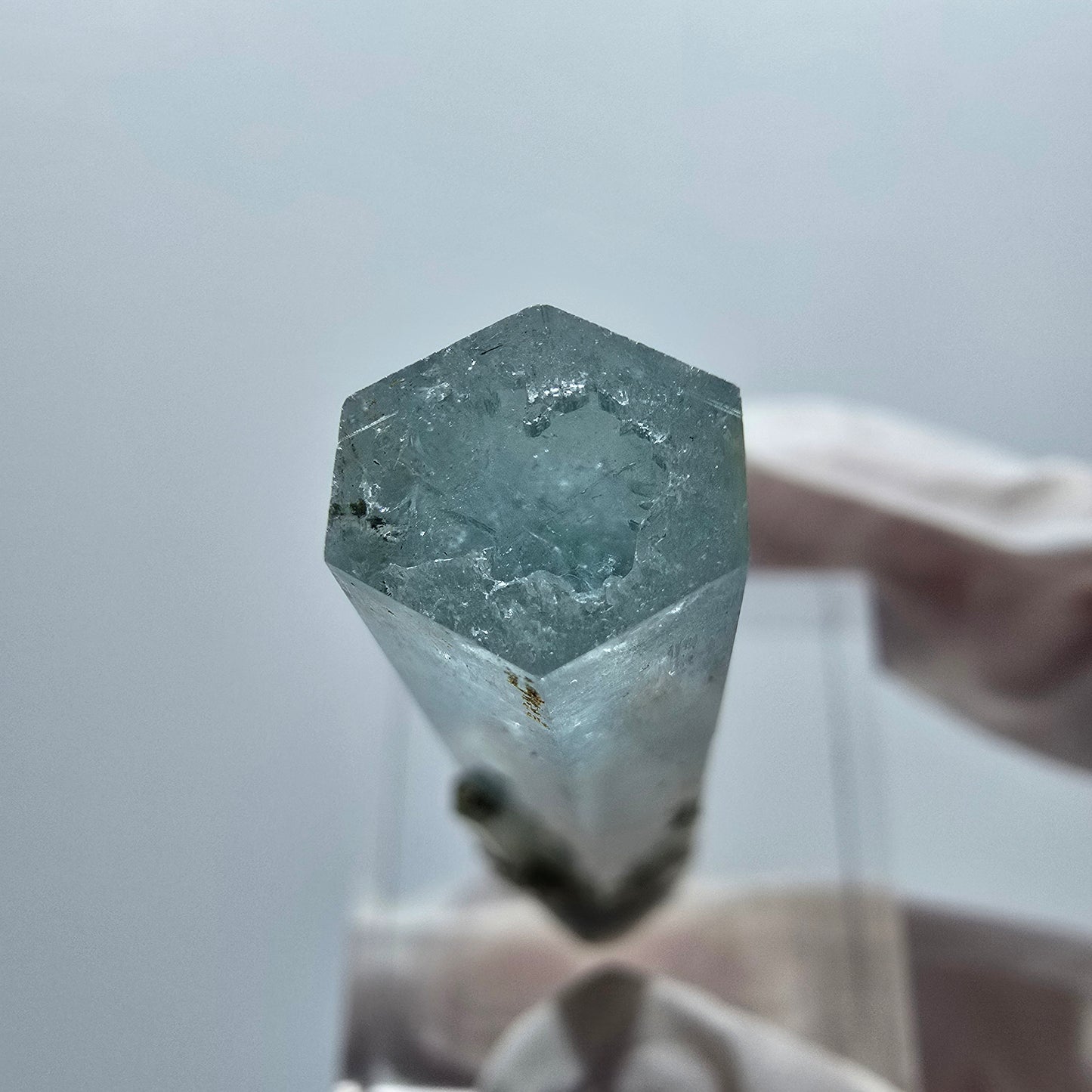 Klarer Aquamarin X Kristall Erongo, Namibia 41*9*7mm #12904