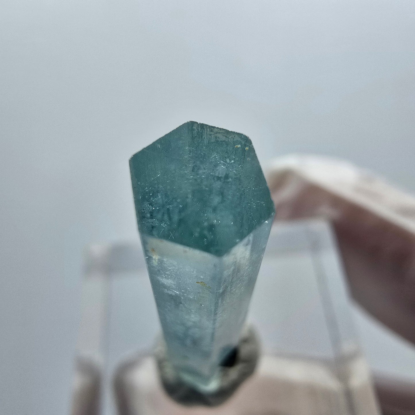 Klarer Aquamarin X Kristall Erongo, Namibia 28*14*6mm #12905
