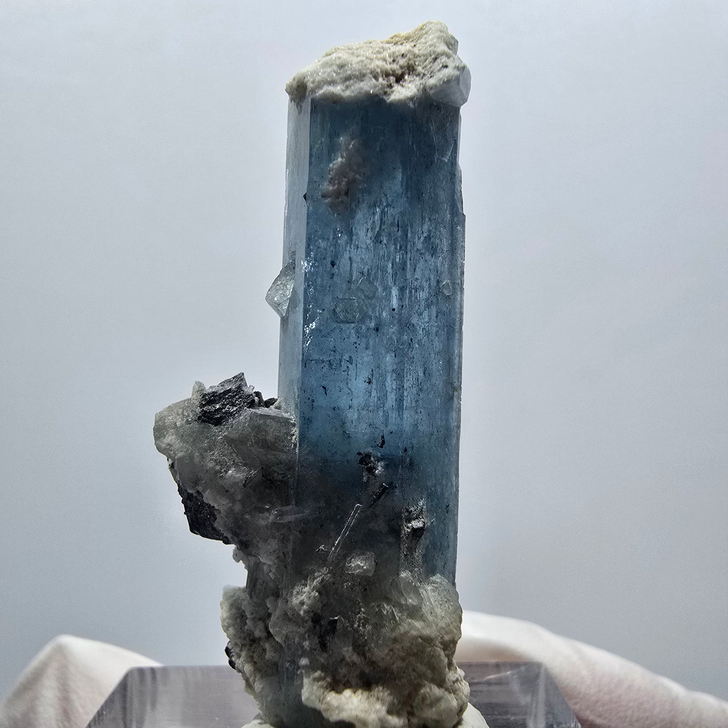 Klarer Aquamarin X Kristall Erongo, Namibia 41*17*10mm #12906