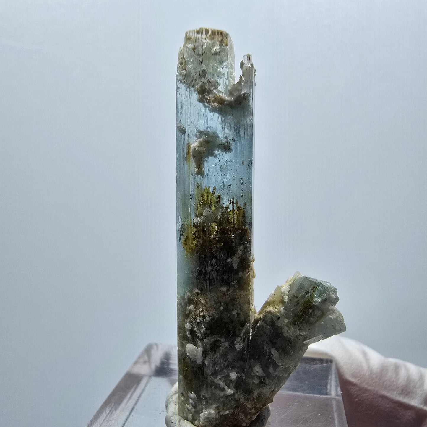 Klarer Aquamarin X Kristall Erongo, Namibia 42*18*11mm #12908