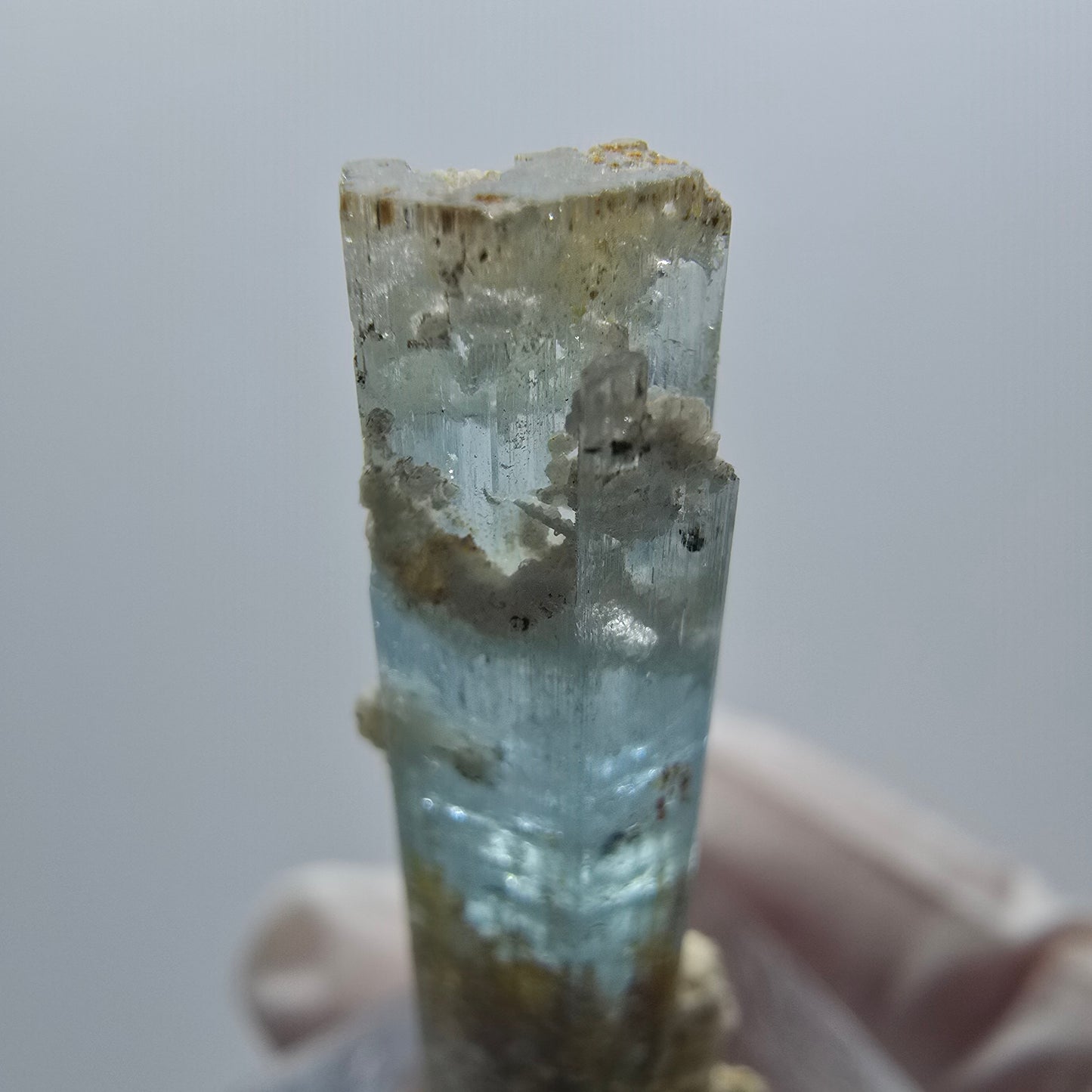 Klarer Aquamarin X Kristall Erongo, Namibia 42*18*11mm #12908