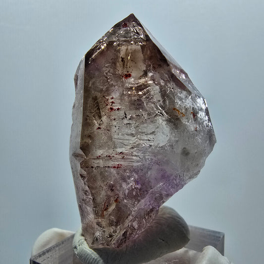 Enhydro Harlekin Skelett Phantom Amethyst, 1x Blase Streep Mine, Namibia 45*28*24mm #12912