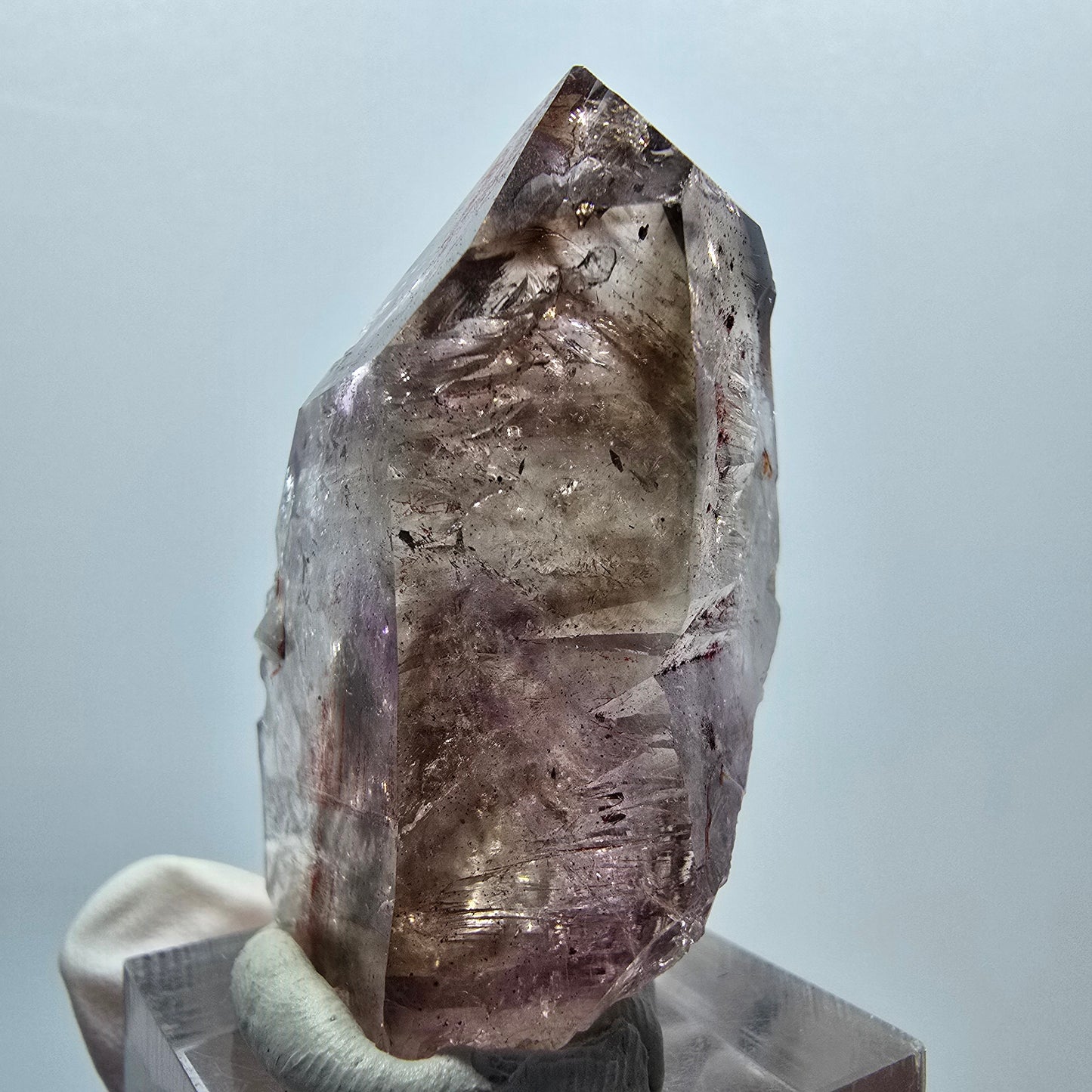 Enhydro Harlekin Skelett Phantom Amethyst, 1x Blase Streep Mine, Namibia 45*28*24mm #12912