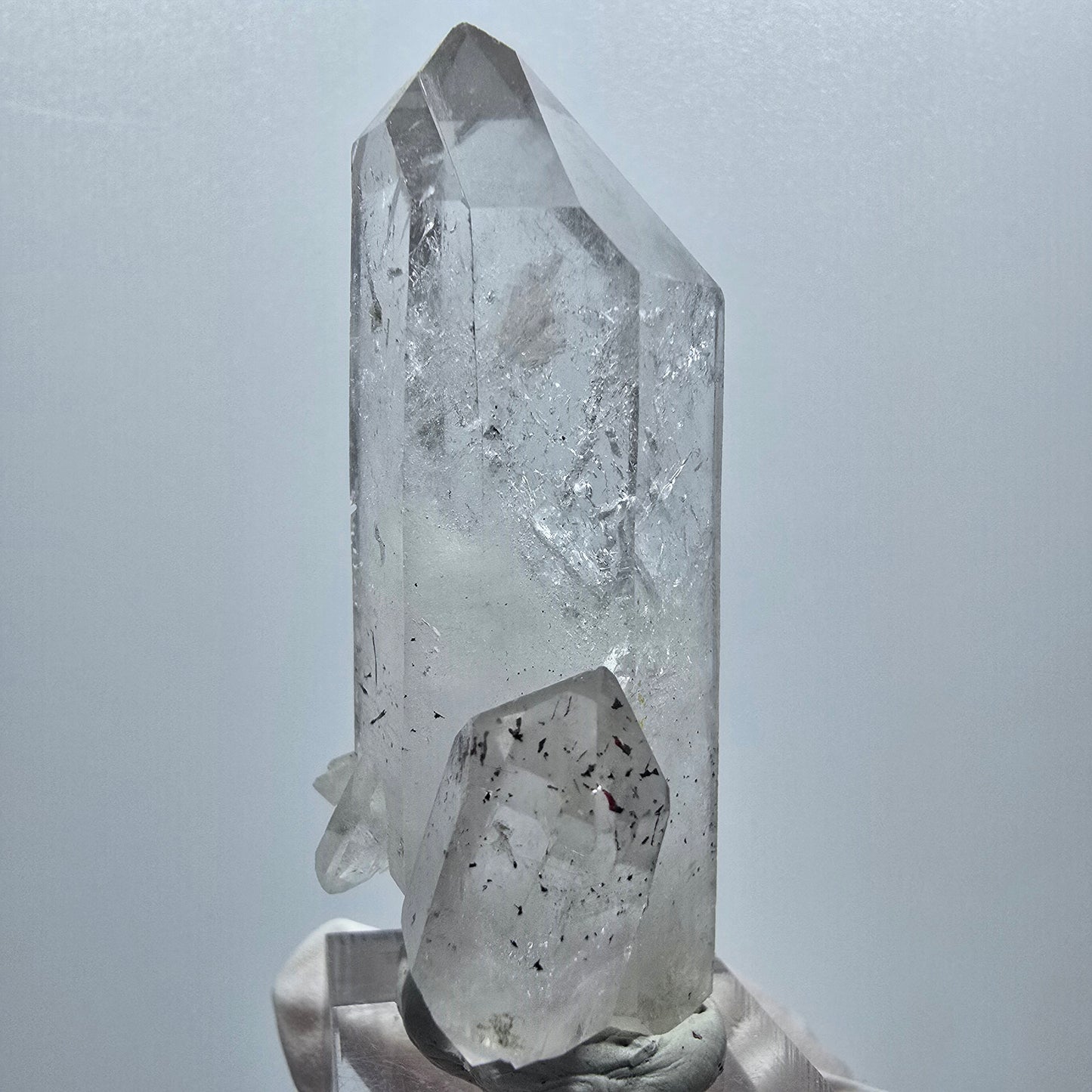 Enhydro Harlekin Skelett DT Quarz, 1x Blase Streep Mine Goboboseb Namibia 64*29*25mm #12914