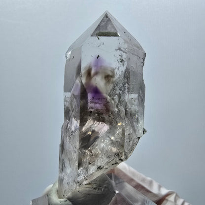 Enhydro Phantom Amethyst mit Prehnit, 2x Blase Streep Mine, Namibia 53*25*24mm #12915