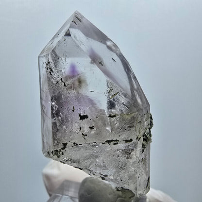 Enhydro Phantom Amethyst mit Prehnit, 2x Blase Streep Mine, Namibia 53*25*24mm #12915