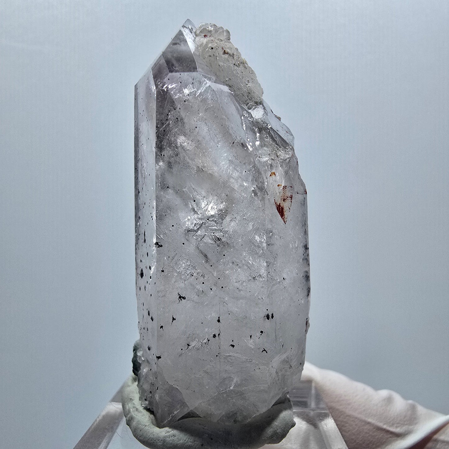 Enhydro Phantom Amethyst mit Hämatit, 2x Blase Streep Mine Goboboseb Namibia 48*22*19mm #12916