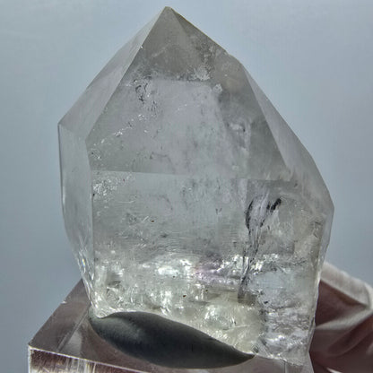 Klare Phantom Amethyst Kristall Spitze Streep Mine Goboboseb Namibia 37*38*24mm #12917
