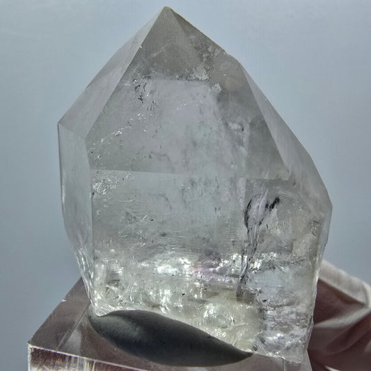 Klare Phantom Amethyst Kristall Spitze Streep Mine Goboboseb Namibia 37*38*24mm #12917