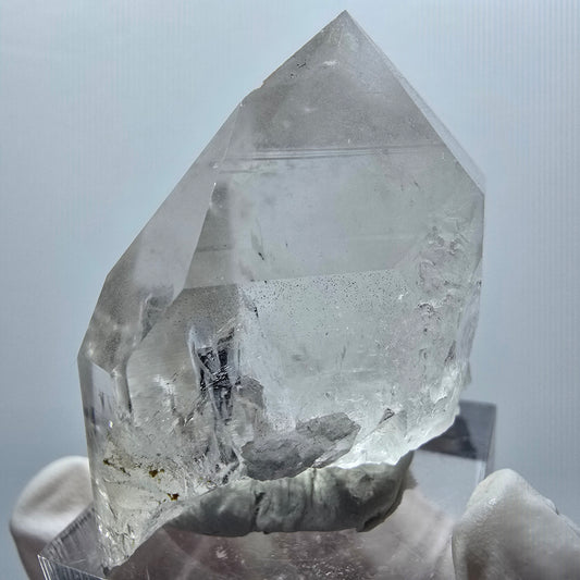 Klare Phantom Amethyst Kristall Spitze Streep Mine Goboboseb Namibia 37*38*24mm #12917