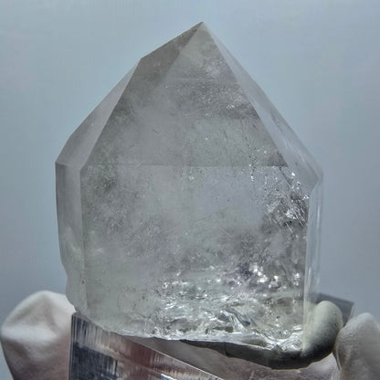 Klare Phantom Amethyst Kristall Spitze Streep Mine Goboboseb Namibia 37*38*24mm #12917