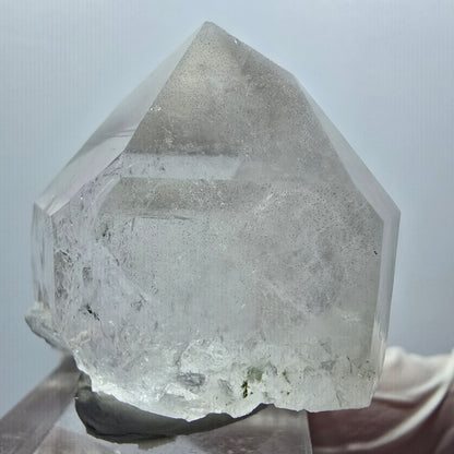 Klare Phantom Amethyst Kristall Spitze Streep Mine Goboboseb Namibia 37*38*24mm #12917
