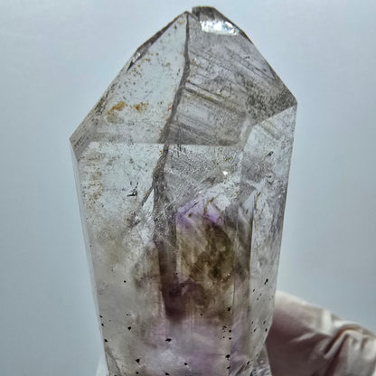Klare Phantom Amethyst Kristall Spitze Streep Mine Goboboseb Namibia 56*26*18mm #12918