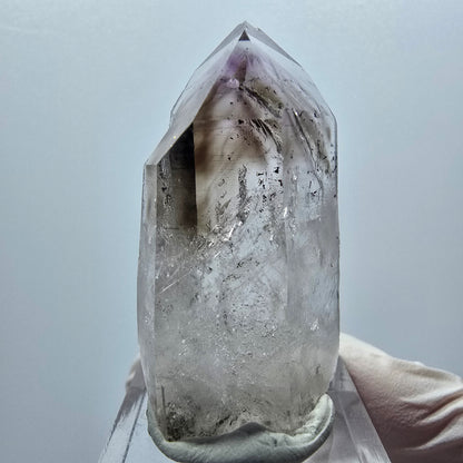 Enhydro Phantom Amethyst mit Hämatit, 1x Blase Streep Mine Goboboseb Namibia 46*23*18mm #12920