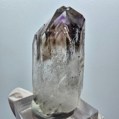 Enhydro Phantom Amethyst mit Hämatit, 1x Blase Streep Mine Goboboseb Namibia 46*23*18mm #12920