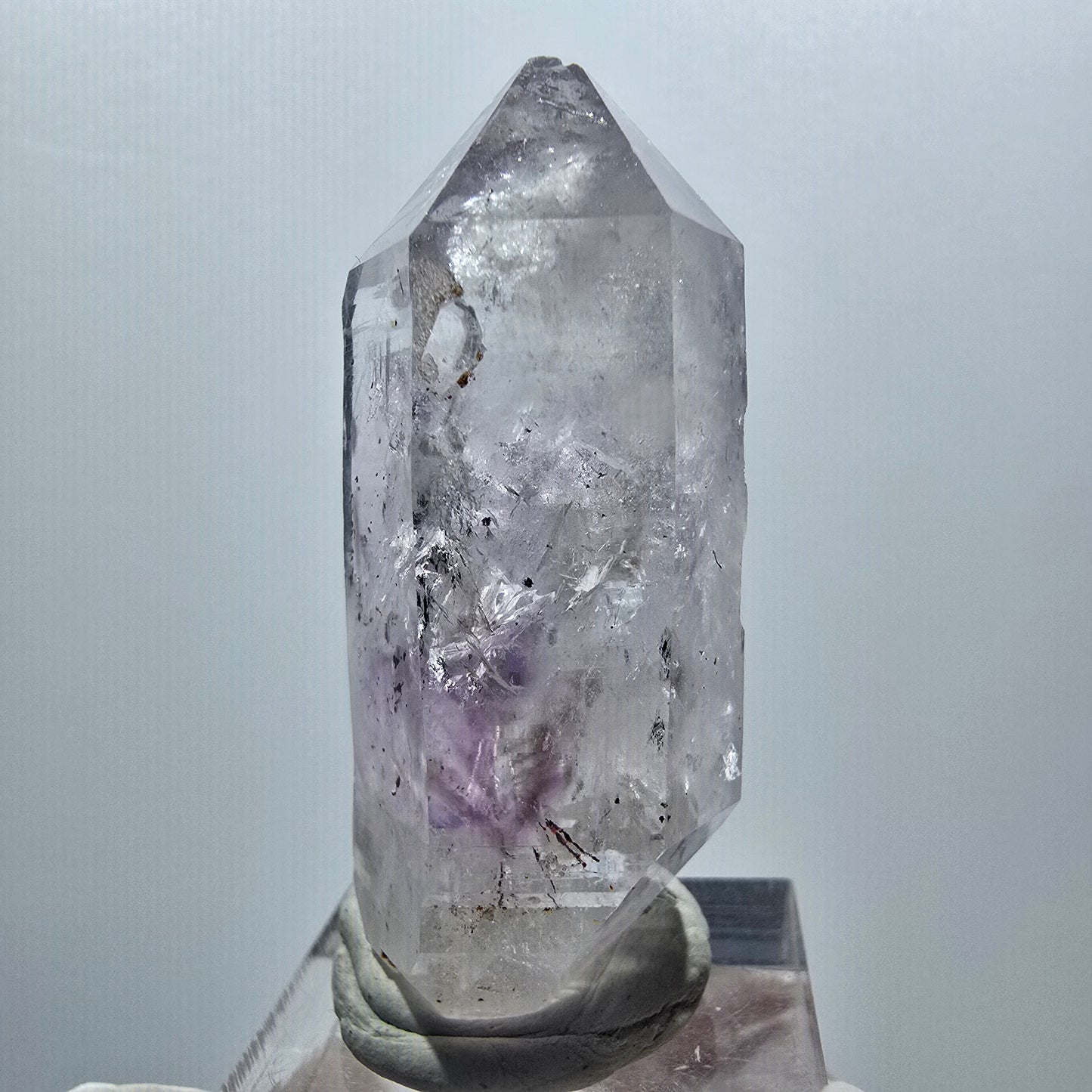 Harlekin Phantom Amethyst Doppelender Streep Mine Goboboseb Namibia 49*23*18mm #12921