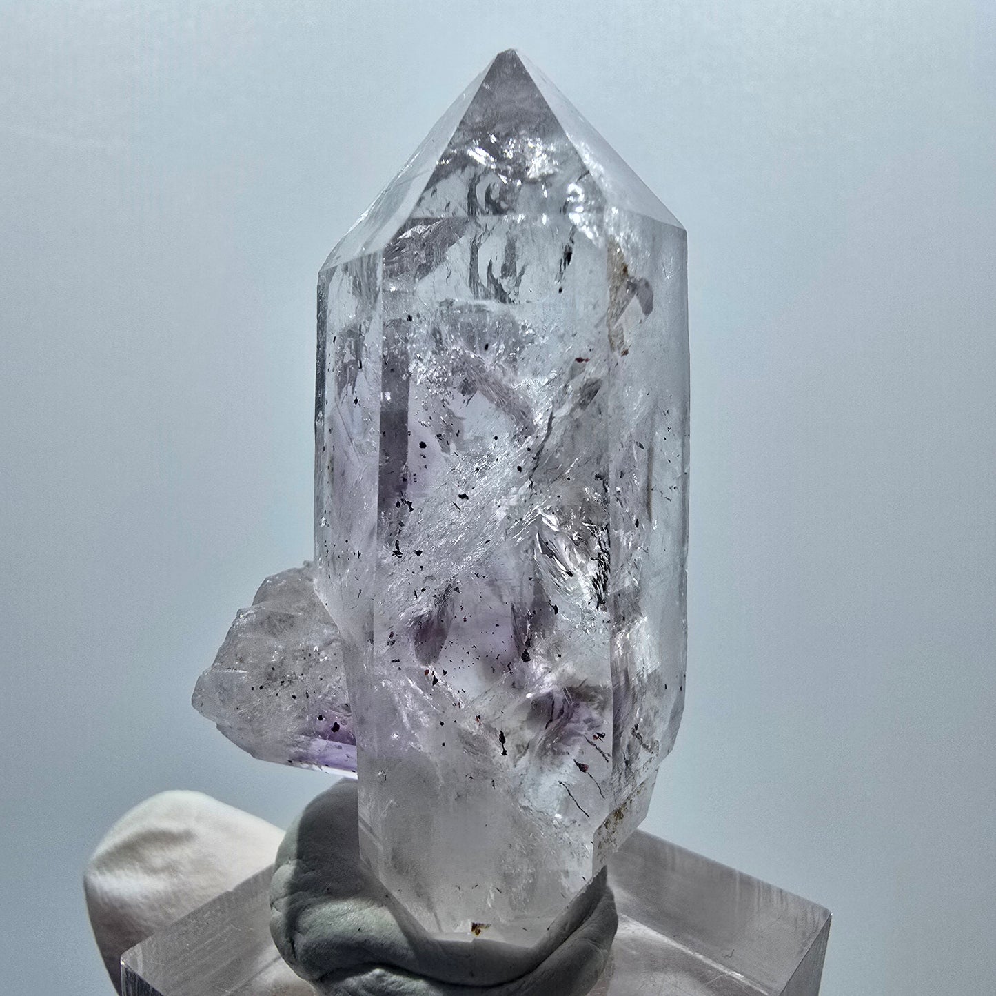 Harlekin Phantom Amethyst Doppelender Streep Mine Goboboseb Namibia 49*23*18mm #12921
